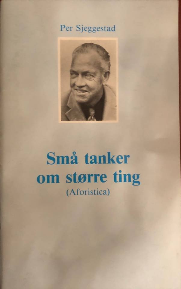 Små tanker om større ting