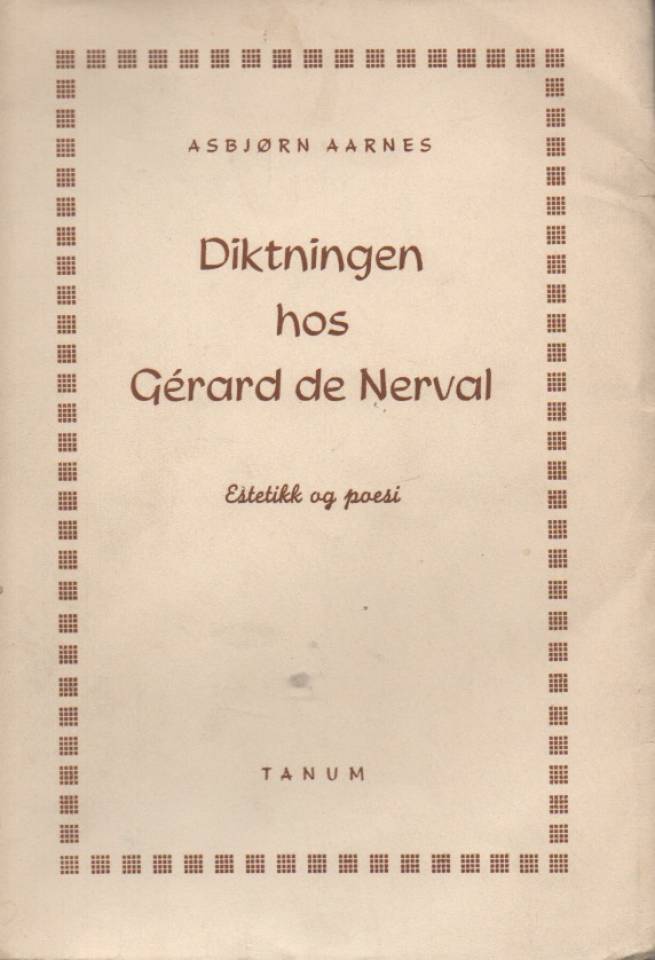 Diktningen hos Gérard de Nerval