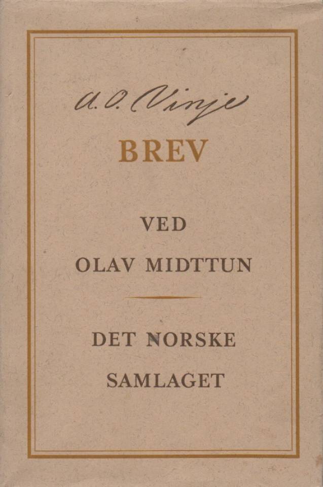 A. O. Vinje – bfrev ved Olav Midttun