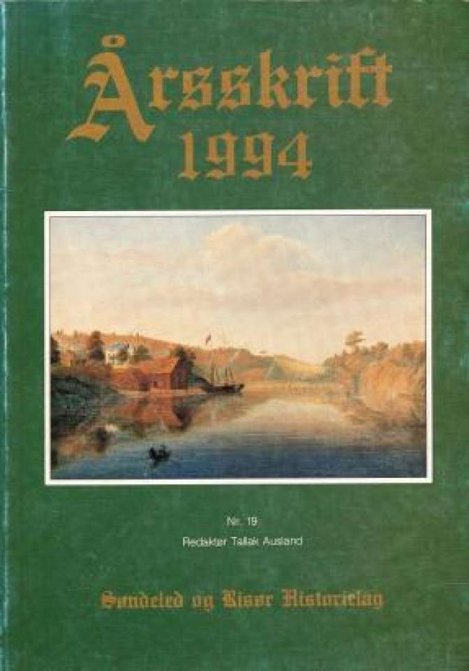 Årsskrift 1994 - Søndeledog RIsør Historielag