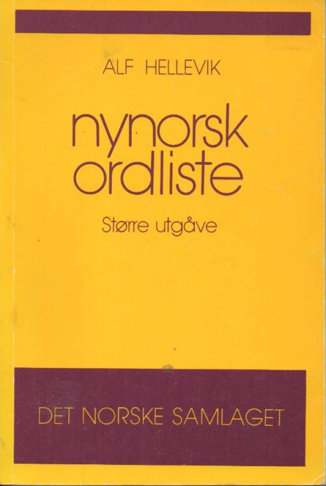 Nynorsk ordliste