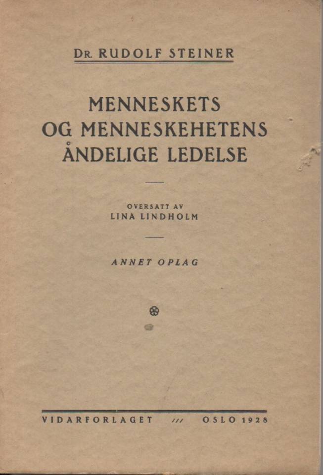 Menneskets og menneskehetens åndelige ledelse