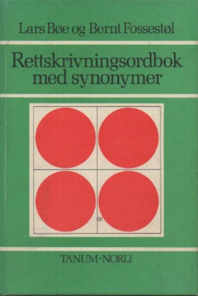 Rettskrivningsordbok med synonymer