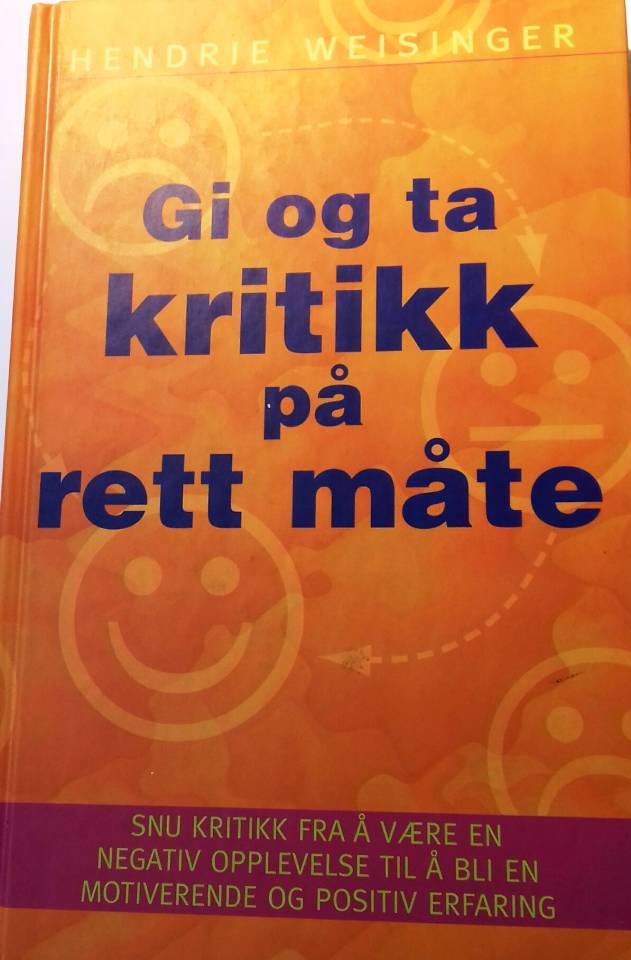 Gi og ta kritikk på rett måte