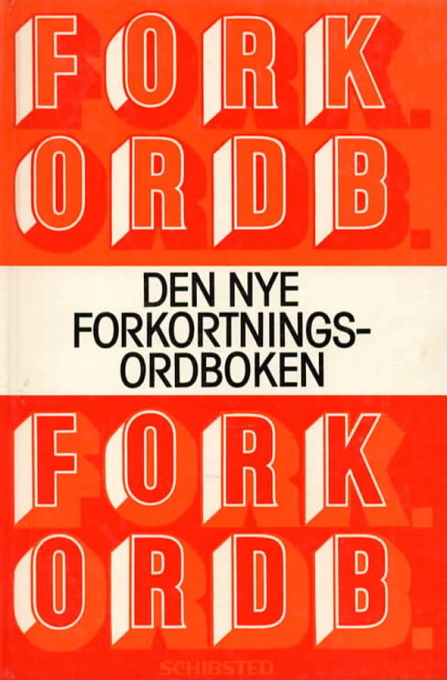 Den nye forkortningsordboken