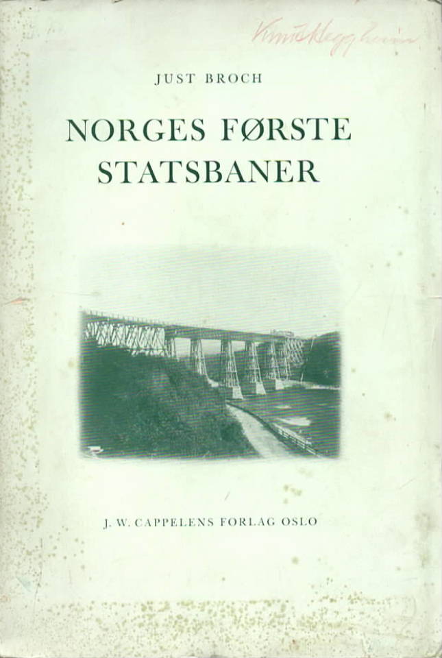 Norges første statsbaner