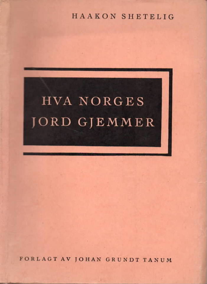 Hva Norges jord gjemmer