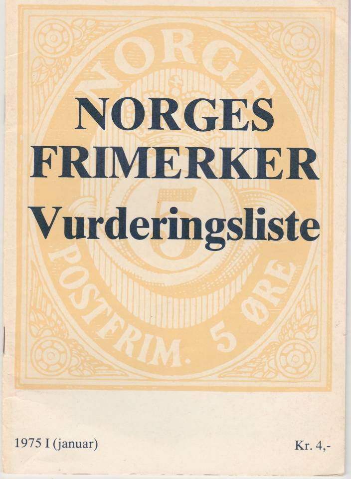 Norges frimerker - vurderingsliste