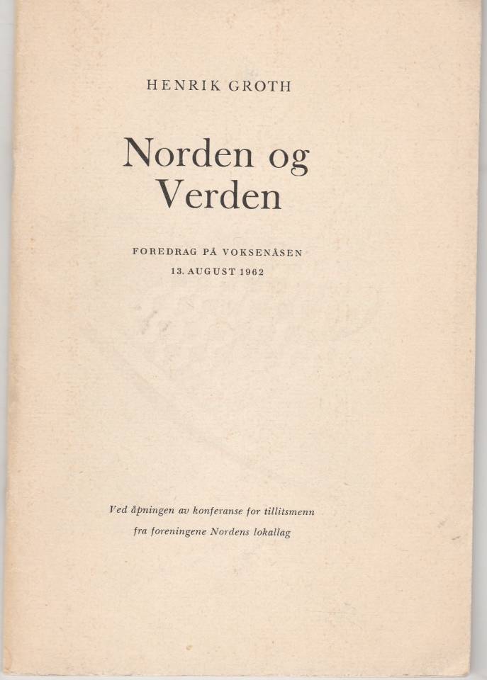 Norden og Verden