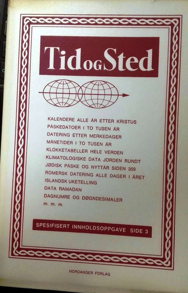 Tid og Sted