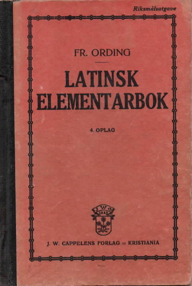 Latinsk elementarbok