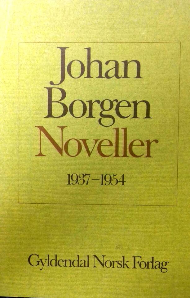 Noveller 1937-1954