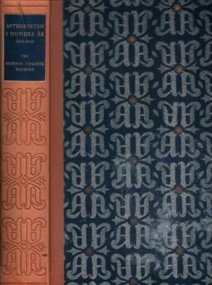 Aftenposten i hundre år 1860-1960