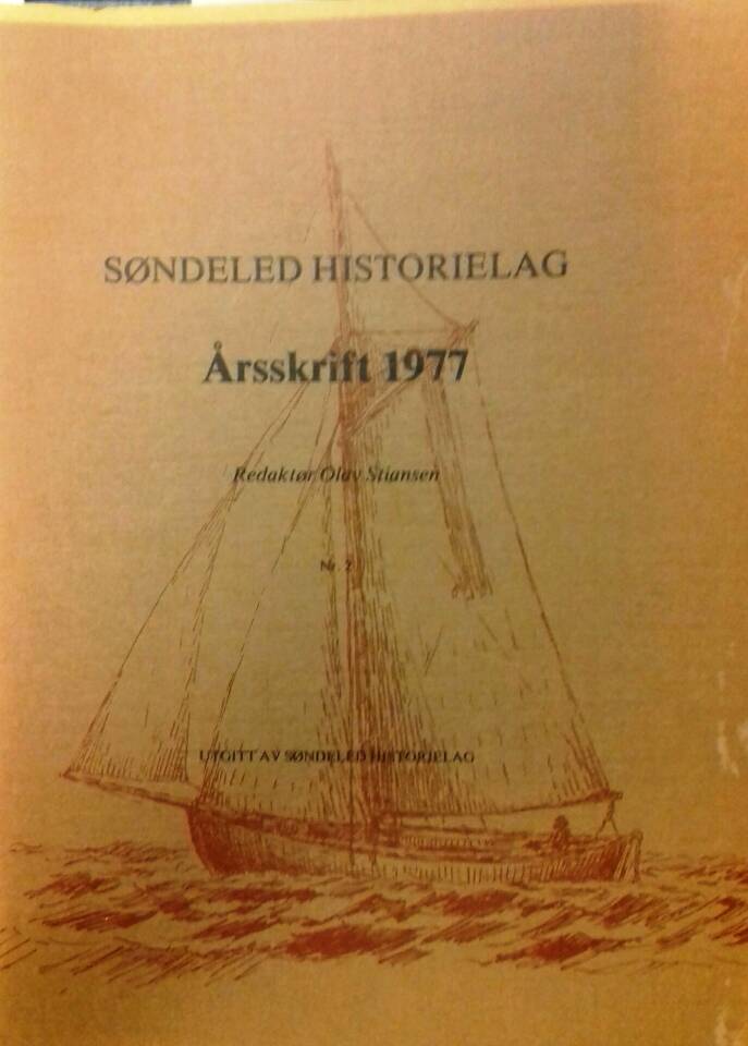 Søndeled historielag Årsskrift 1977
