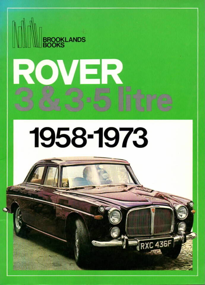 Rover 3 & 3.5 litre – 1958-1973