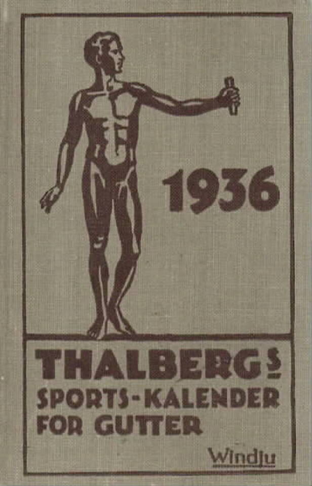 Thalbergs sports-kalender for gutter 1936