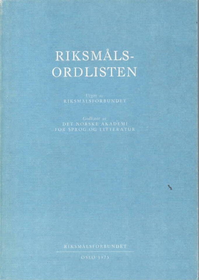 Riksmåls-ordlisten