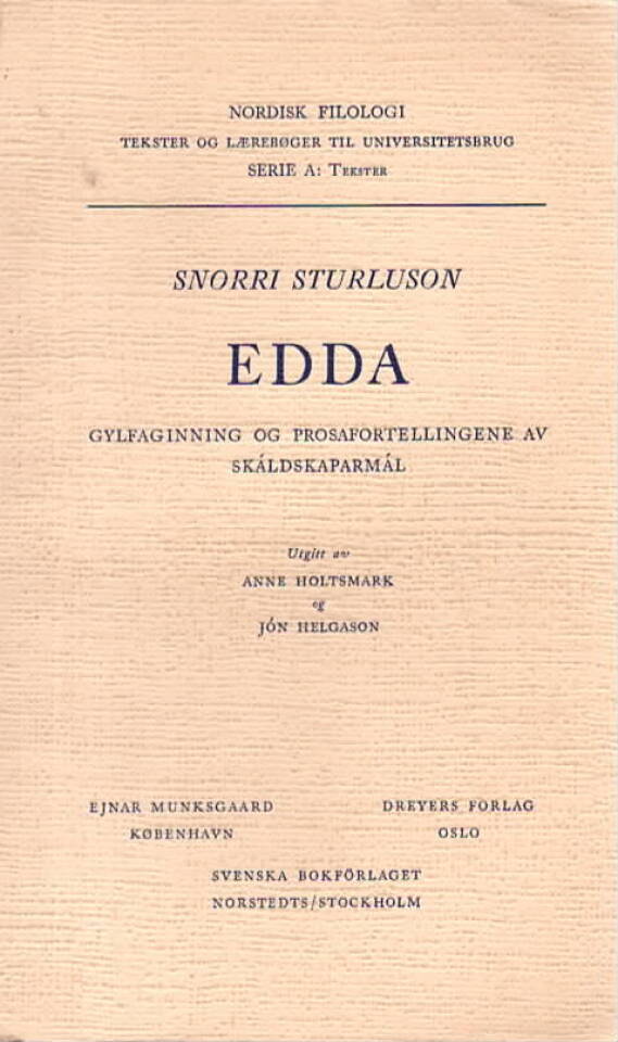 Edda – Snorri Sturluson 