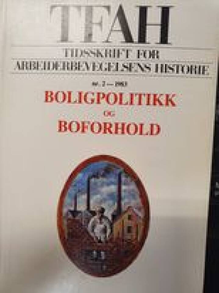 TFAH Tidskrift for Arbeiderbevegelsens historie nr. 2 - 1983