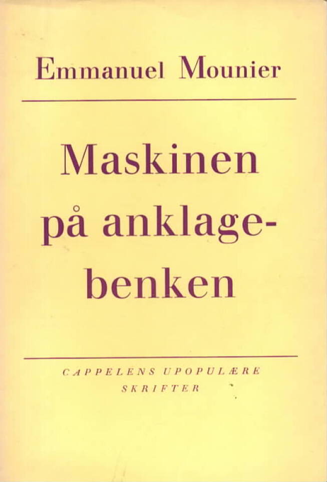 Maskinen på anklagebenken