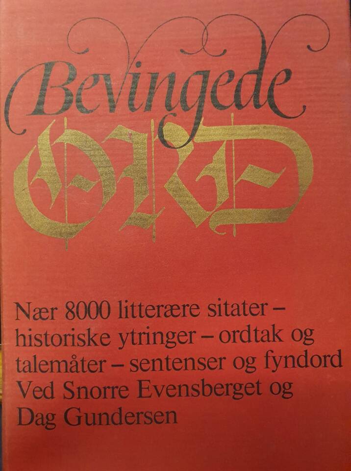 Bevingede ord