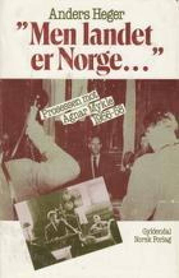 Men landet er Norge.. Prosessen mot Agnar Mykle 1956-58