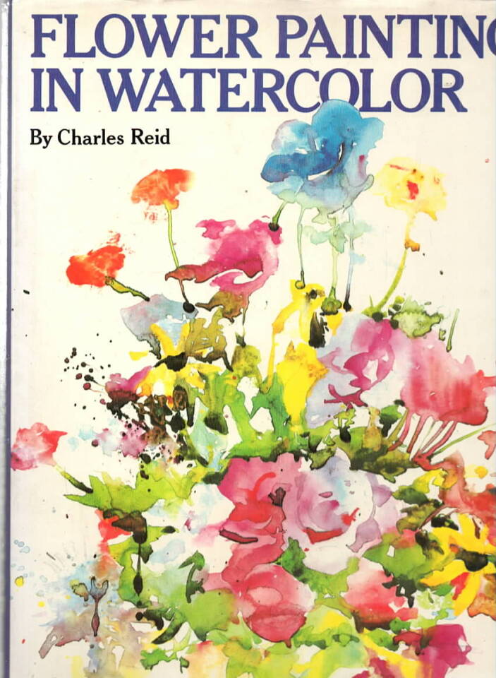 Flower painting in watercolor