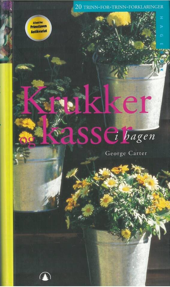 Krukker og kasser i hagen