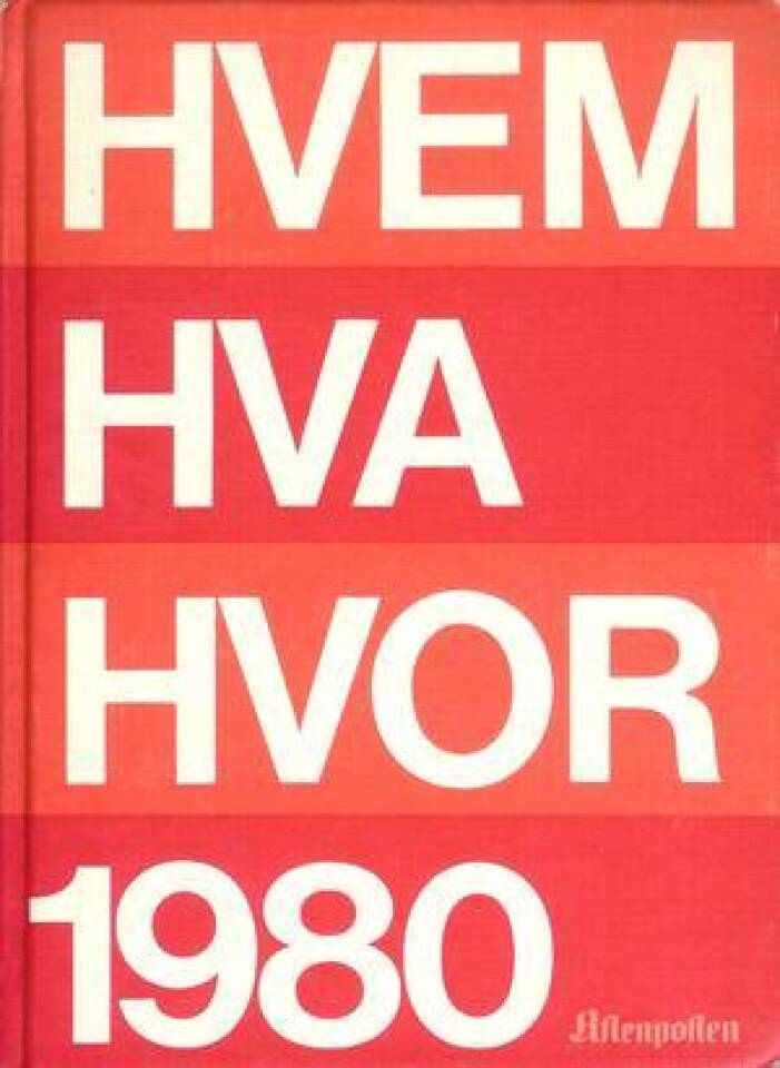 HVEM HVA HVOR 1980