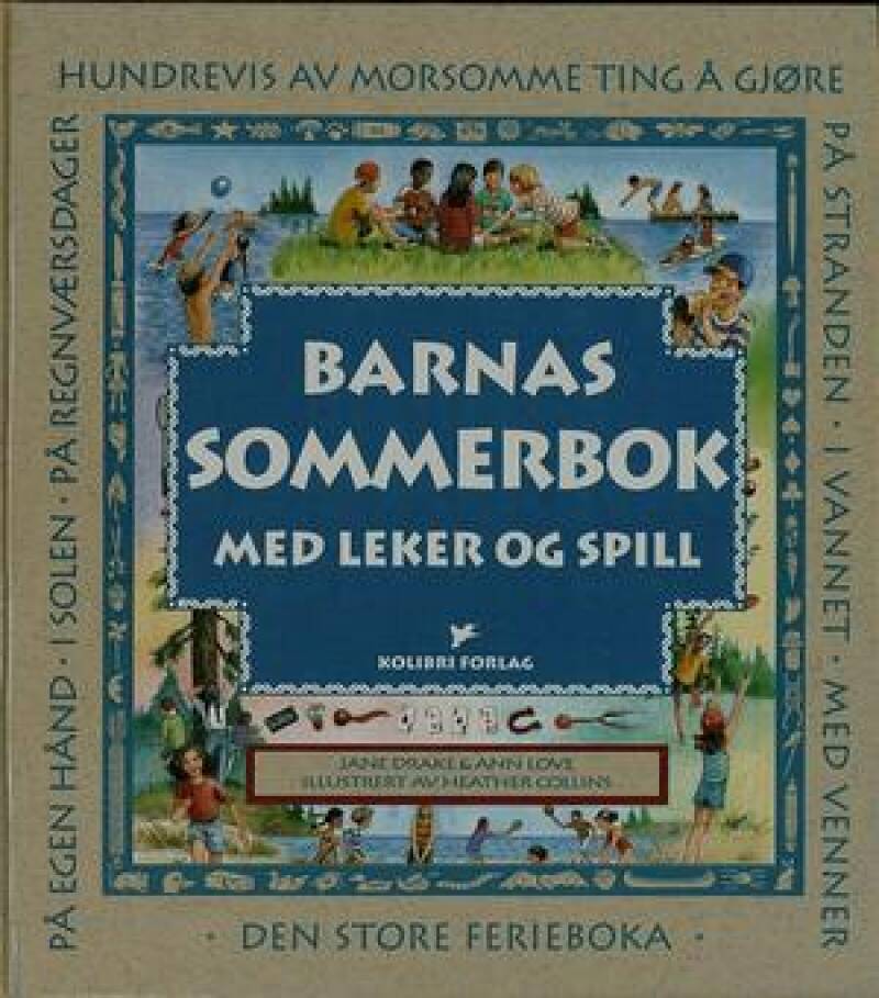 Barnas sommerbok med leker og spil