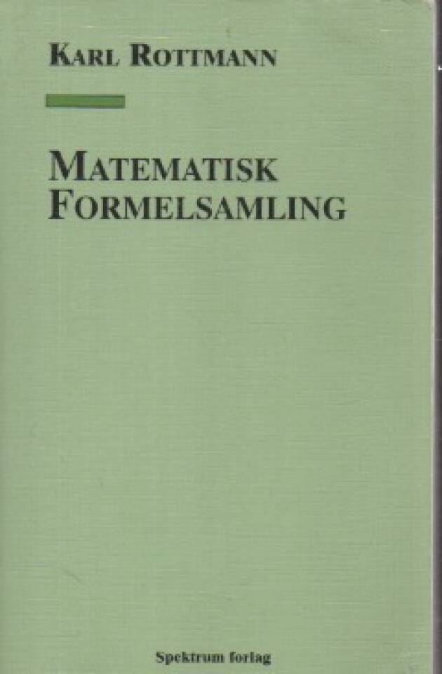 Matematisk formelsamling