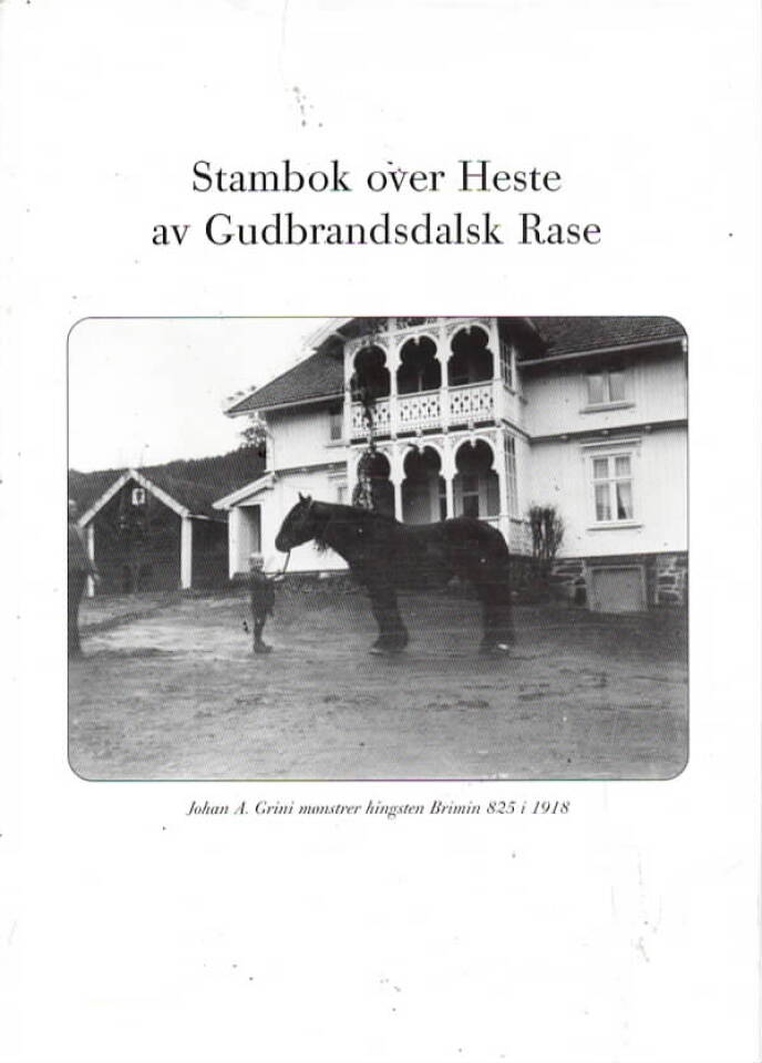 Stambog for Heste av Gudbrandsdalsk Rase