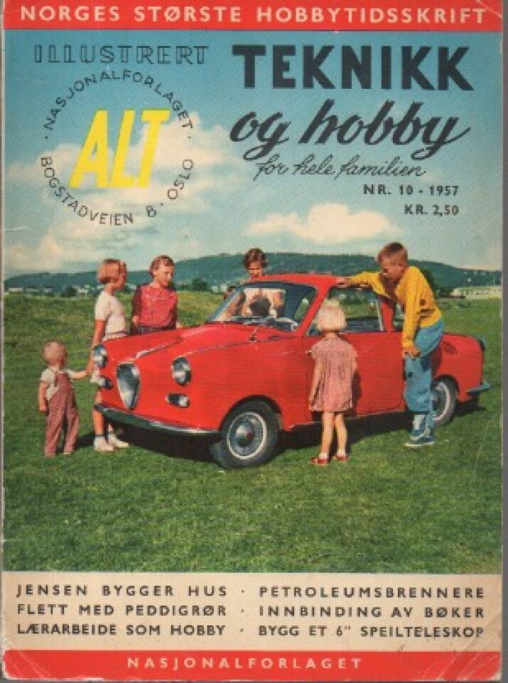 Illustrert Teknikk og hobby nr. 10 1957