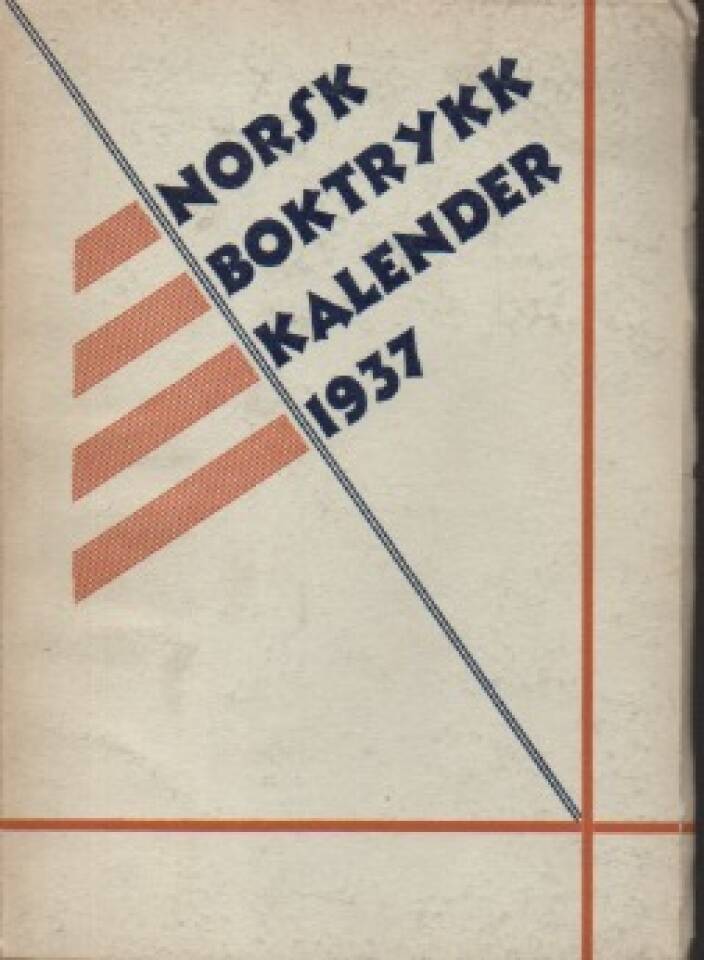 Norsk boktrykk kalender 1937