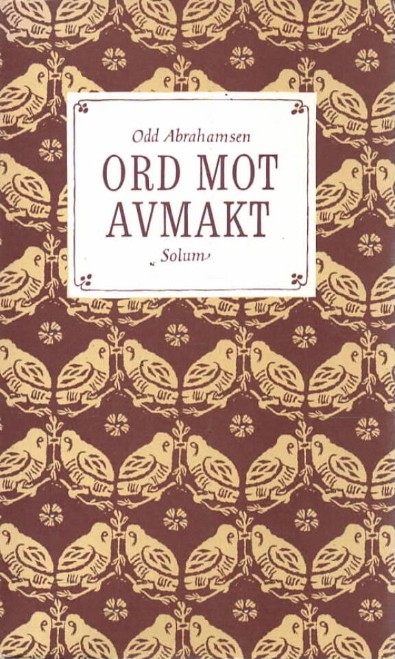 Ord mot avmakt