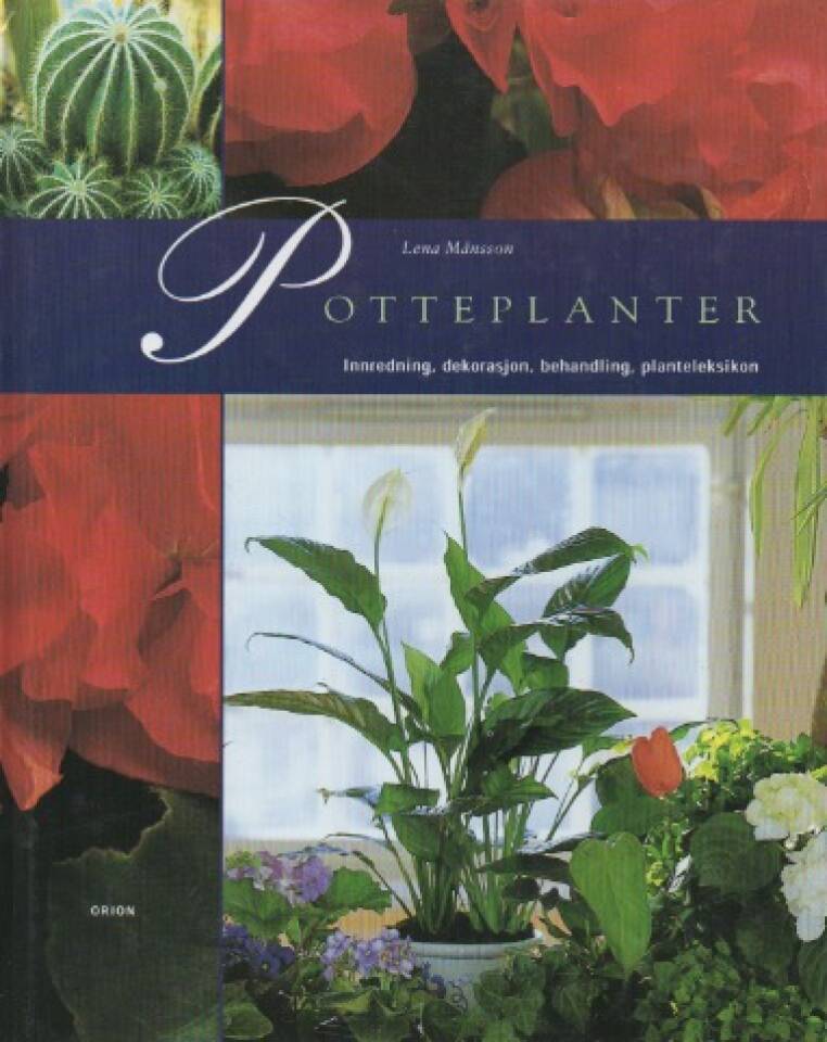 Potteplanter – innredning, dekorasjon, behandling, planteleksikon