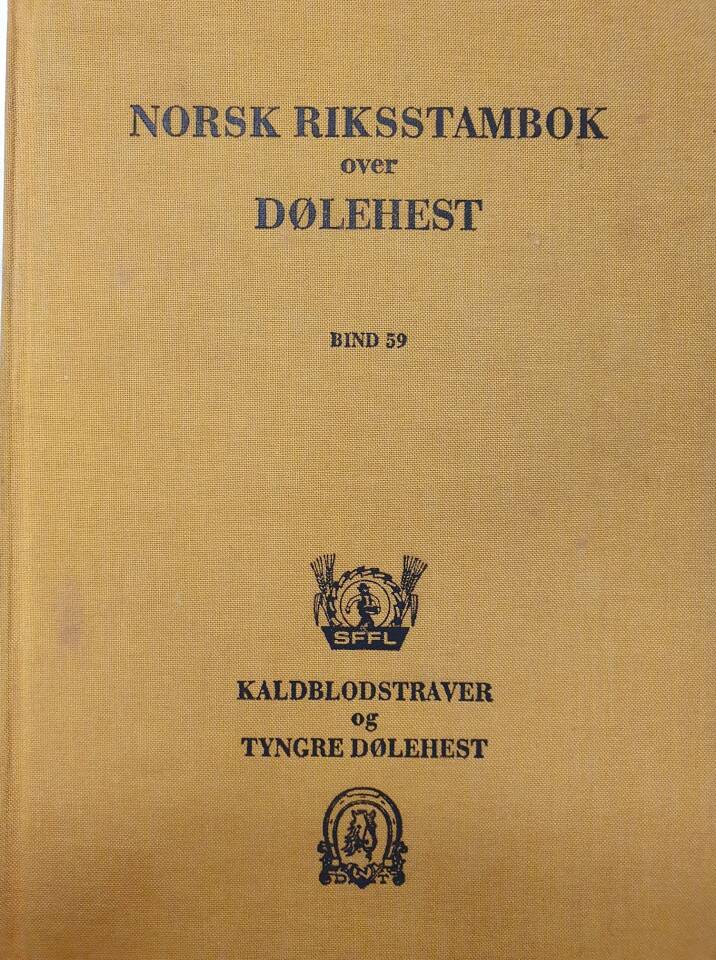 Norsk Riksstambok over Dølehest bd 59 