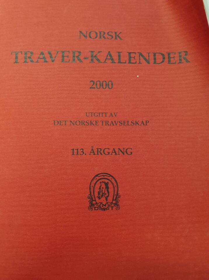 Norsk traver-kalender 2000. 113. årgang