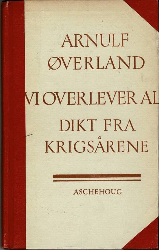 Vi overlever alt! Dikt fra krigsårene