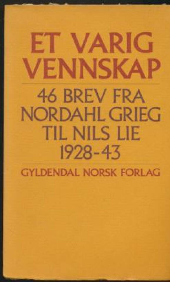 Et varig vennskap