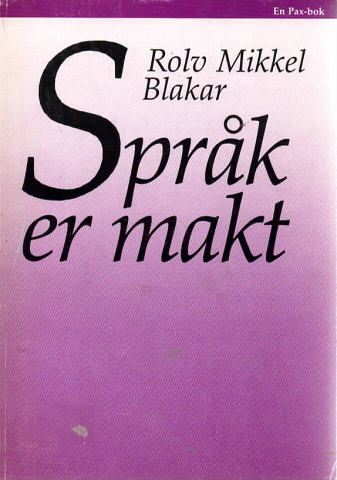 Språk er makt