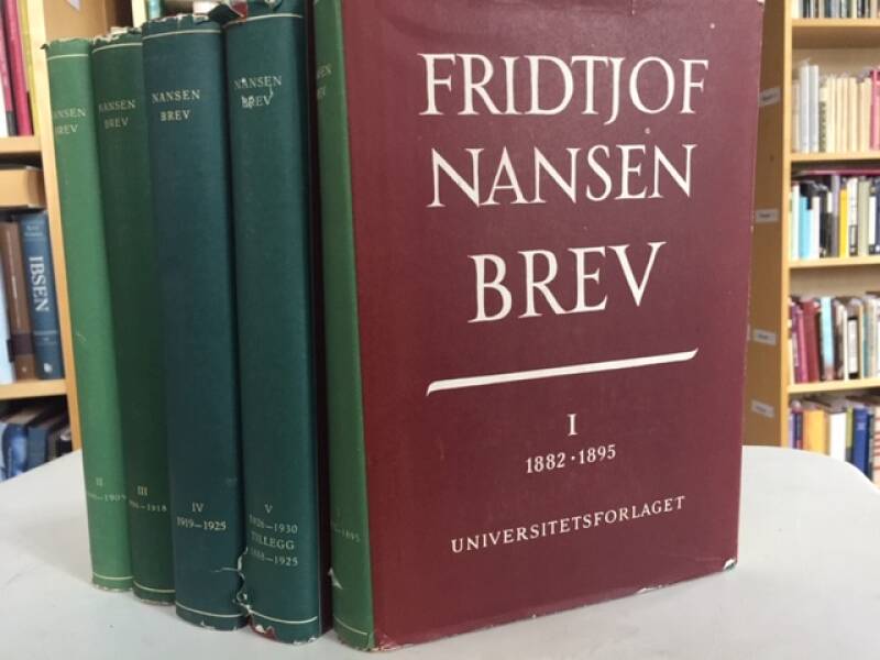 Fridtjof Nansen Brev Bind I-V
