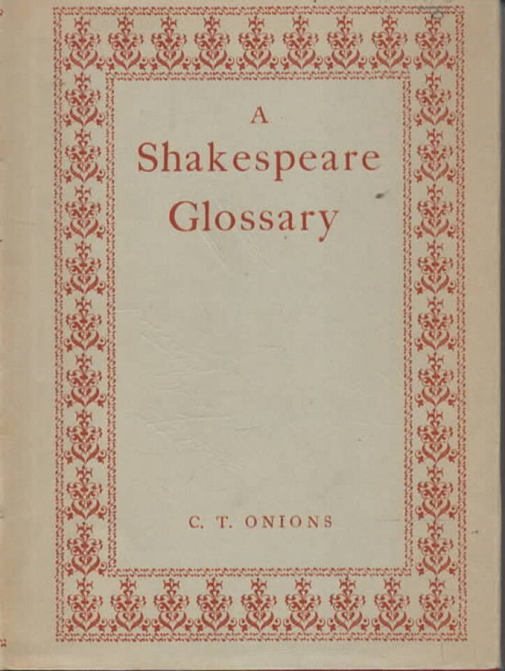 A Shakespeare Glossary