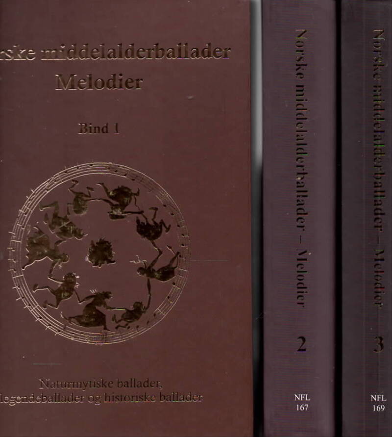 Norske middelalderballader – Melodier Bind I-III