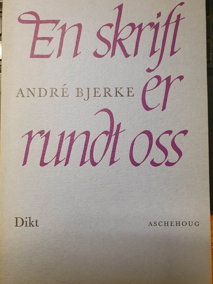 En skrift er rundt oss