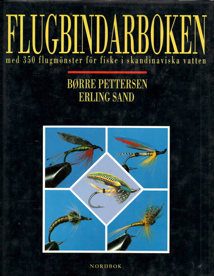 Flugbinndarboken – med 350 flugmönster för fiske i skandinaviska vatten - bakside