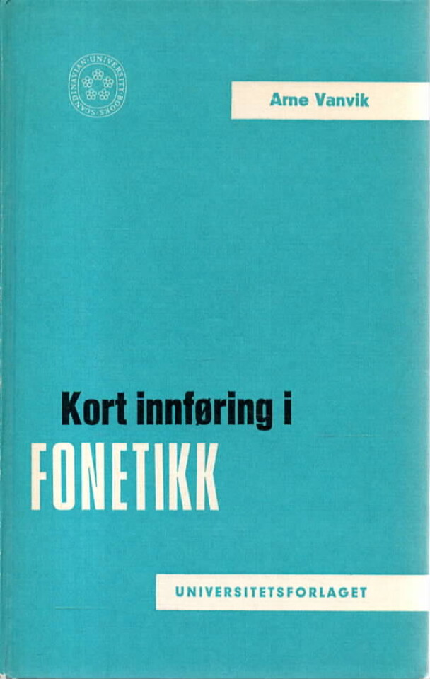 Kort innføring i fonetikk 