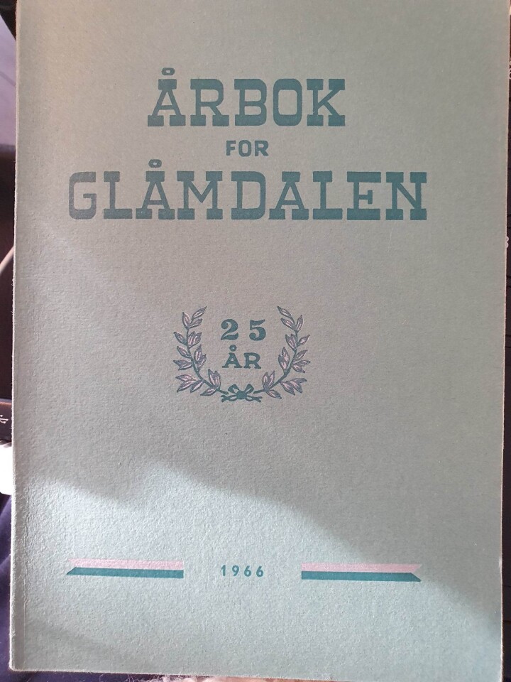 Årbok for Glåmdalen 1966