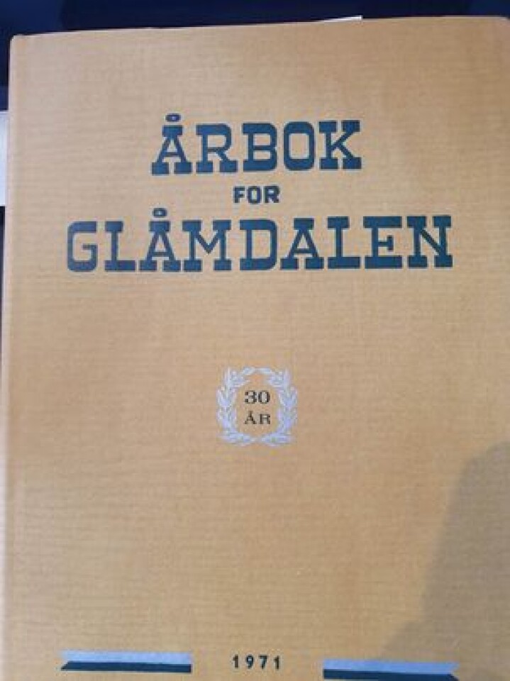 Årbok for Glåmdalen 1971