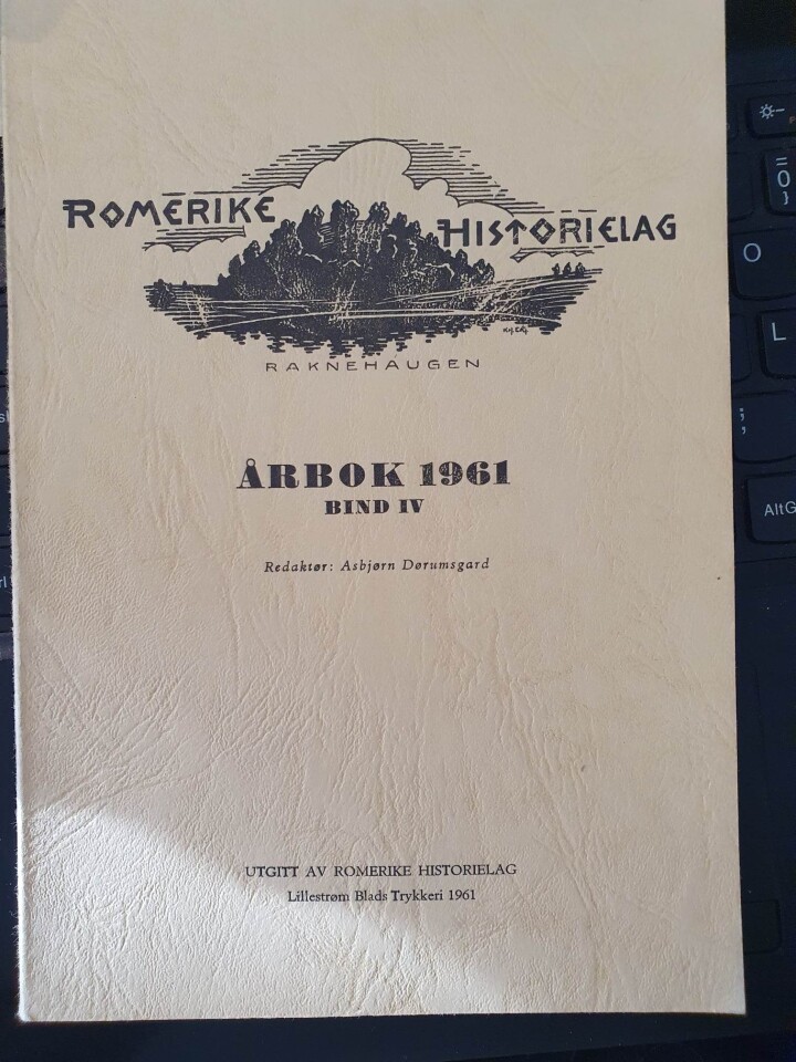 Årbok IV, 1961 Romerike historielag